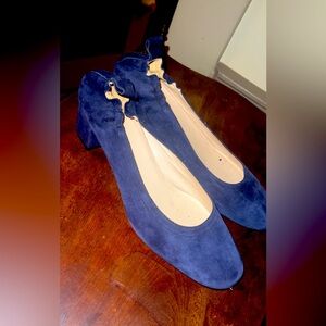 Everlane Day Heel Navy Blue